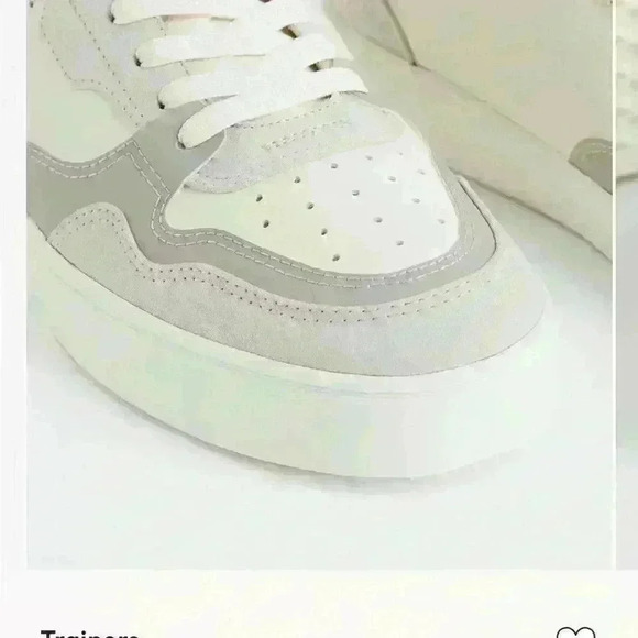 H&M men’s Trainers size 42 white, gray and light gray - Picture 3 of 11